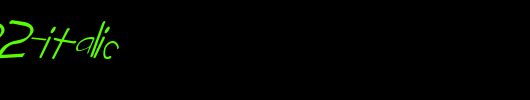 FZ-HAND-22-ITALIC.ttf