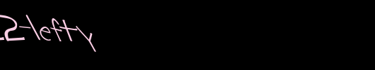 FZ-HAND-22-LEFTY.ttf