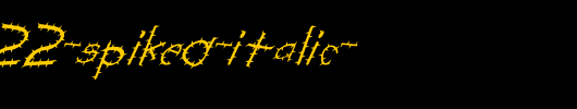 FZ-HAND-22-SPIKED-ITALIC-.ttf