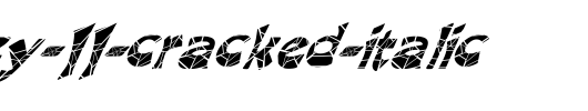 FZ-JAZZY-11-CRACKED-ITALIC.ttf