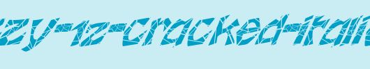 FZ-JAZZY-12-CRACKED-ITALIC.ttf