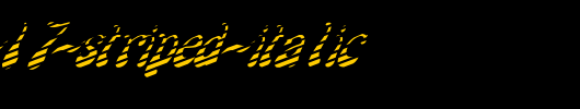 FZ-JAZZY-17-STRIPED-ITALIC.ttf