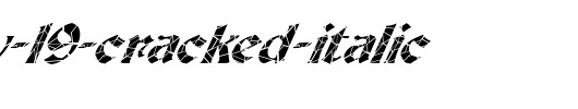 FZ-JAZZY-19-CRACKED-ITALIC.ttf