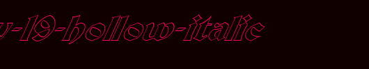 FZ-JAZZY-19-HOLLOW-ITALIC.ttf