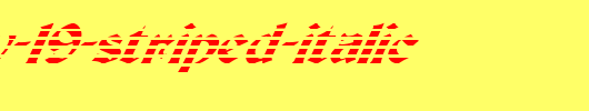 FZ-JAZZY-19-STRIPED-ITALIC.ttf