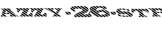 FZ-JAZZY-26-STRIPED-LEFTY.ttf