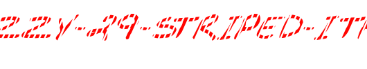 FZ-JAZZY-29-STRIPED-ITALIC.ttf