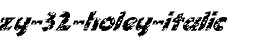 FZ-JAZZY-32-HOLEY-ITALIC.ttf