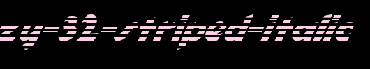 FZ-JAZZY-32-STRIPED-ITALIC.ttf