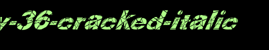 FZ-JAZZY-36-CRACKED-ITALIC.ttf