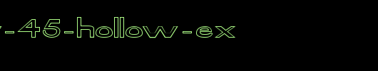 FZ-JAZZY-45-HOLLOW-EX.ttf