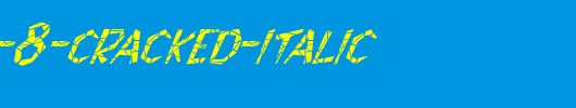 FZ-JAZZY-8-CRACKED-ITALIC.ttf