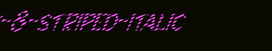 FZ-JAZZY-8-STRIPED-ITALIC.ttf