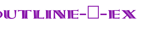 FZ-OUTLINE-5-EX.ttf