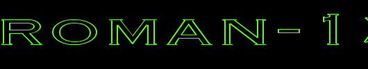 FZ-ROMAN-13-HOLLOW-EX.ttf