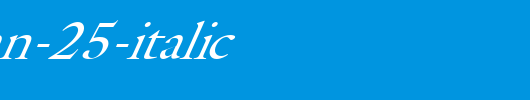 FZ-ROMAN-25-ITALIC.ttf