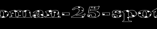 FZ-ROMAN-25-SPOTTED-EX.ttf