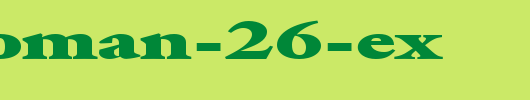 FZ-ROMAN-26-EX.ttf