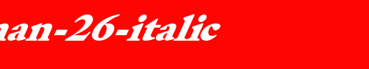 FZ-ROMAN-26-ITALIC.ttf