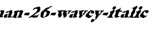 FZ-ROMAN-26-WAVEY-ITALIC.ttf