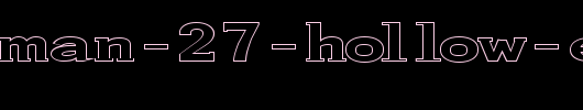 FZ-ROMAN-27-HOLLOW-EX.ttf