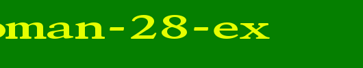 FZ-ROMAN-28-EX.ttf