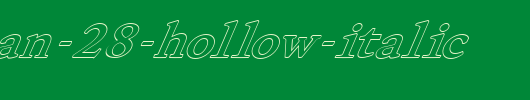 FZ-ROMAN-28-HOLLOW-ITALIC.ttf