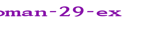 FZ-ROMAN-29-EX.ttf