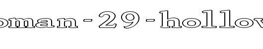 FZ-ROMAN-29-HOLLOW-EX.ttf