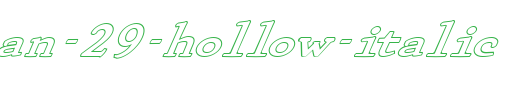 FZ-ROMAN-29-HOLLOW-ITALIC.ttf