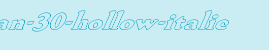 FZ-ROMAN-30-HOLLOW-ITALIC.ttf