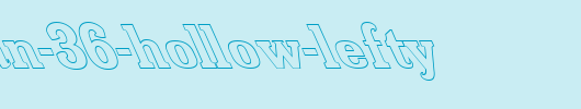 FZ-ROMAN-36-HOLLOW-LEFTY.ttf