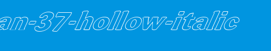 FZ-ROMAN-37-HOLLOW-ITALIC.ttf