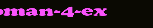 FZ-ROMAN-4-EX.ttf