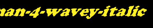 FZ-ROMAN-4-WAVEY-ITALIC.ttf