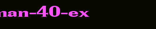 FZ-ROMAN-40-EX.ttf