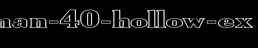 FZ-ROMAN-40-HOLLOW-EX.ttf