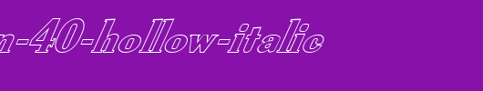 FZ-ROMAN-40-HOLLOW-ITALIC.ttf