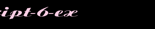 FZ-SCRIPT-6-EX.ttf