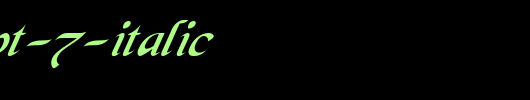 FZ-SCRIPT-7-ITALIC.ttf
