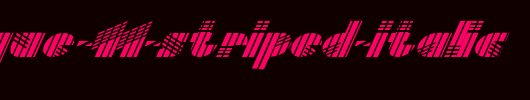 FZ-UNIQUE-11-STRIPED-ITALIC.ttf