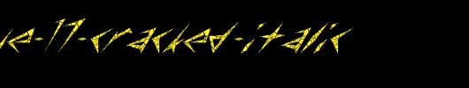 FZ-UNIQUE-17-CRACKED-ITALIC.ttf