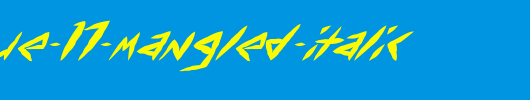 FZ-UNIQUE-17-MANGLED-ITALIC.ttf