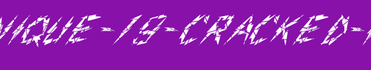 FZ-UNIQUE-19-CRACKED-ITALIC.ttf