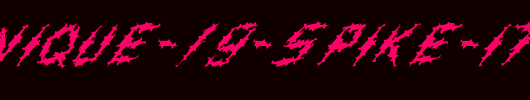 FZ-UNIQUE-19-SPIKE-ITALIC.ttf