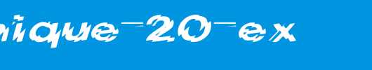 FZ-UNIQUE-20-EX.ttf