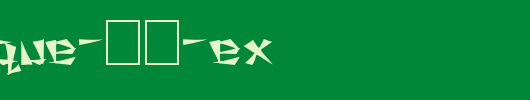 FZ-UNIQUE-21-EX.ttf