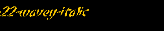 FZ-UNIQUE-22-WAVEY-ITALIC.ttf