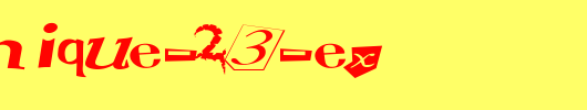 FZ-UNIQUE-23-EX.ttf