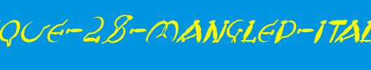 FZ-UNIQUE-28-MANGLED-ITALIC.ttf